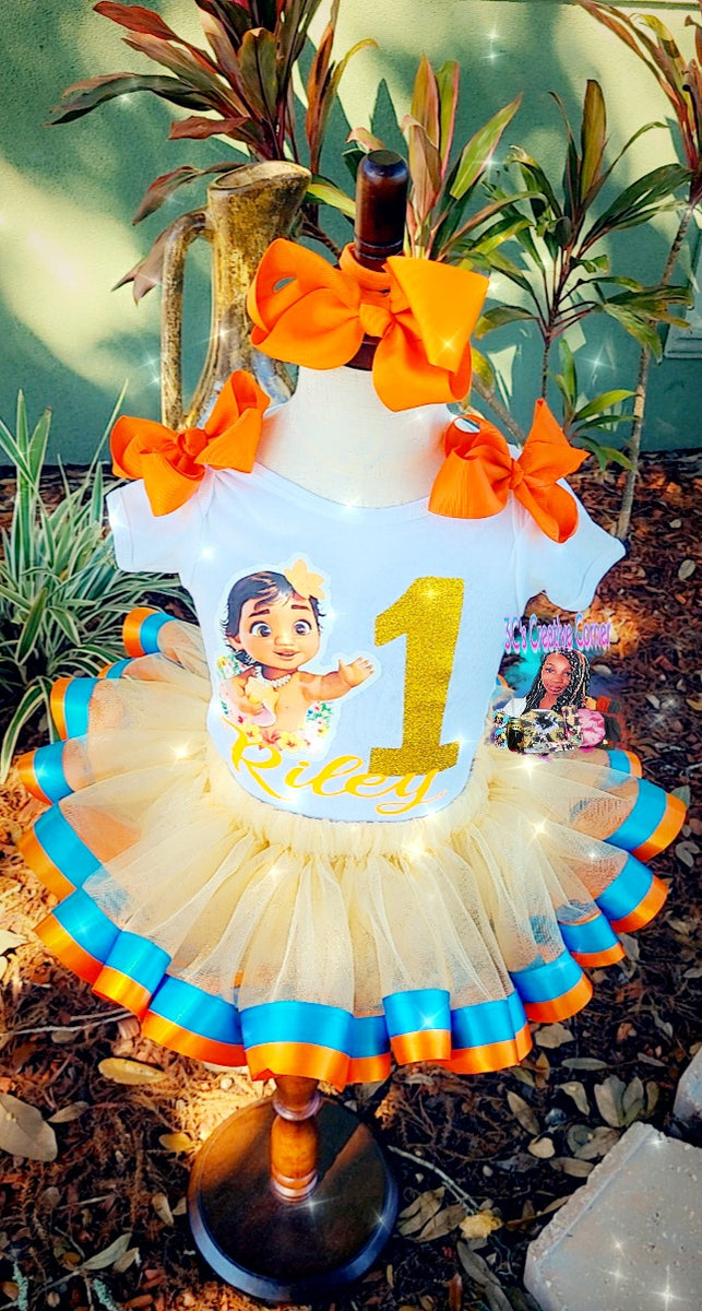 Moana first madcatz birthday outfit