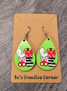 Double-Sided Teardrop Sublimation Earring Blanks | 3C's Creative Corner