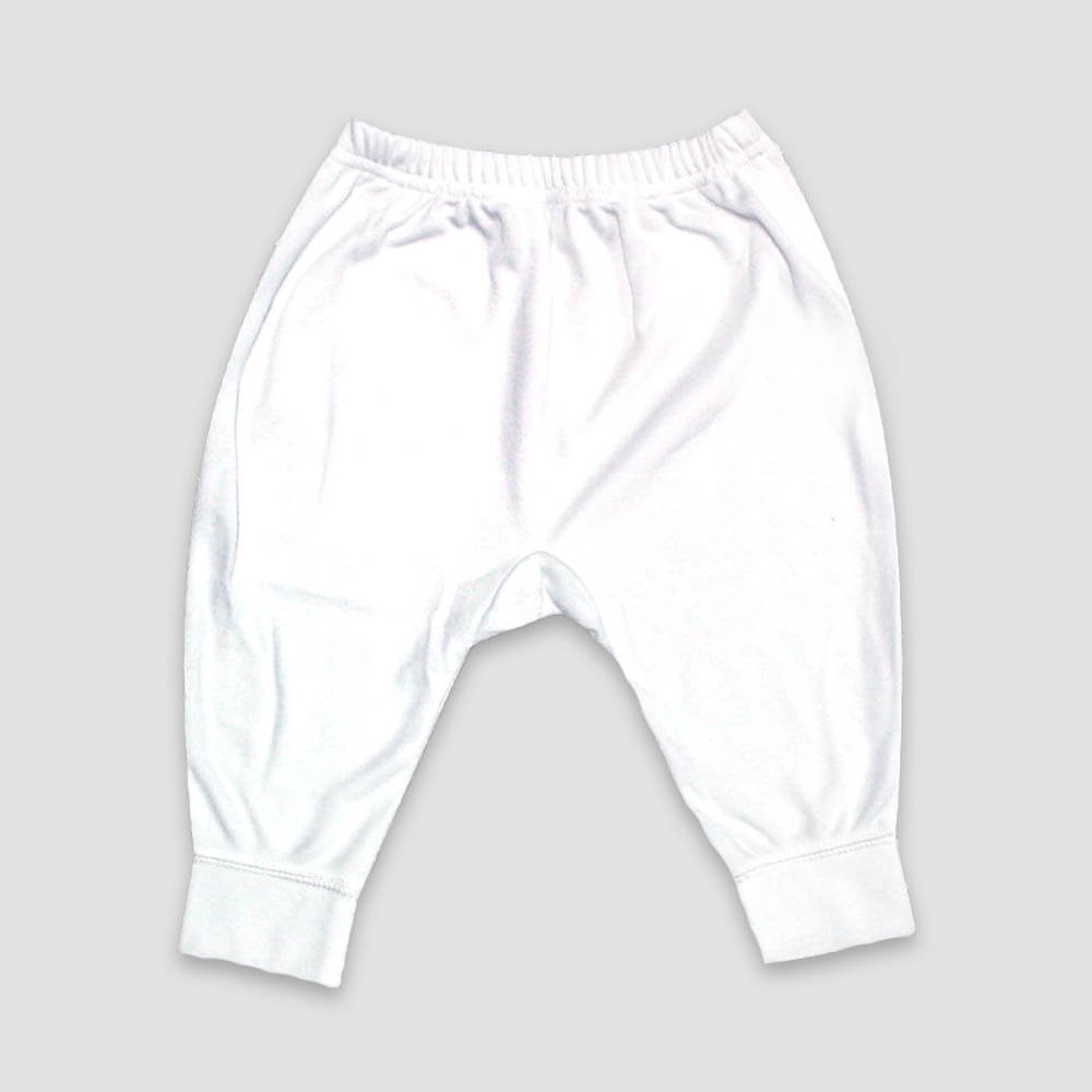 Baby Jogger Pants - White - 100% Polyester | 3C's Creative Corner