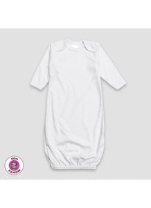 Baby Sleep Gowns – White – 100% Polyester | 3C's Creative Corner