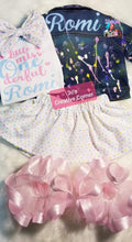 Load image into Gallery viewer, Girls Denim Birthday Set | 3C&#39;s Creative Corner™
