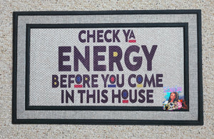 Check Ya Energy Doormat | 3C's Creative Corner™
