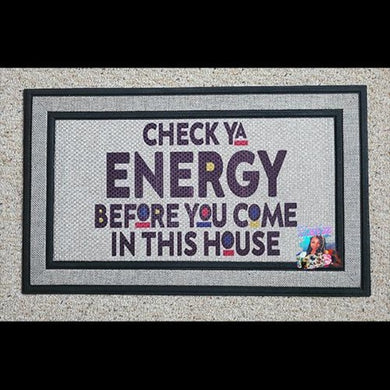 Check Ya Energy Doormat | 3C's Creative Corner™