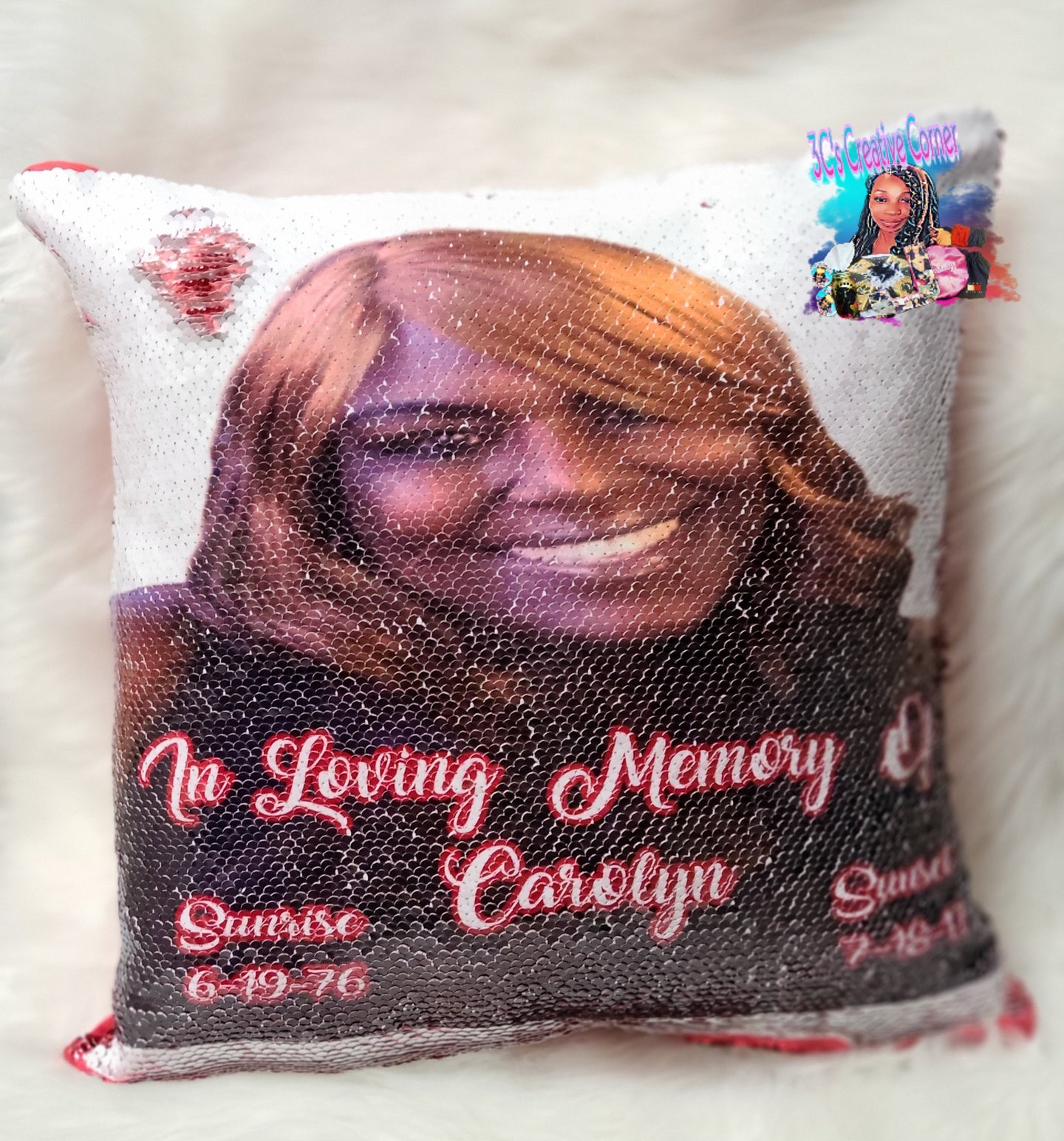 Customized Sequins Pillow | 3C's Creative Corner™