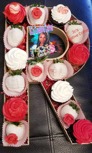 Monogram Cupcake and Berry Box | 3C's Creative Corner™