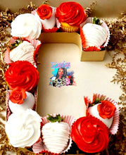 Load image into Gallery viewer, Monogram Cupcake and Berry Box | 3C&#39;s Creative Corner™
