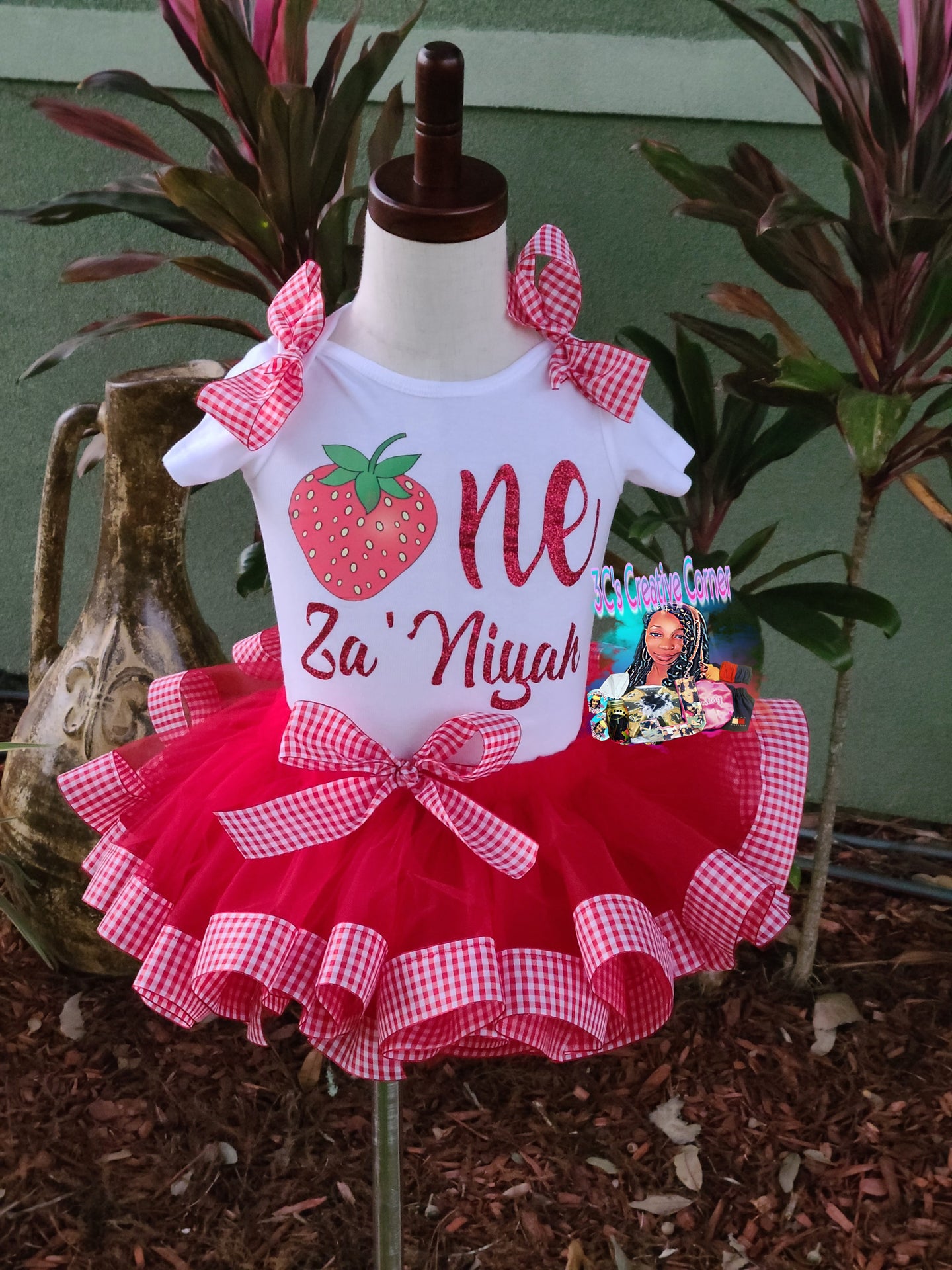 Strawberry Birthday Tutu Set | 3C's Creative Corner™