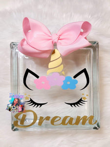 Personalized Glass Block Bank | 3C's Creative Corner